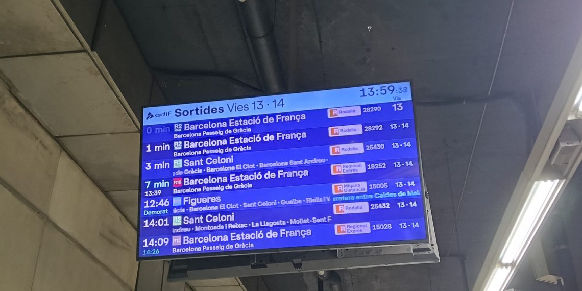 Estación de Sants. Foto: Sergio Fidalgo