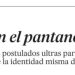 Titular de el editorial de 'El País' del 25/02/2026