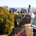 Fragment of Park Guell. Barcelona, Spain.