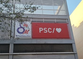 Sede PSC en Barcelona. Foto: Sergio Fidalgo