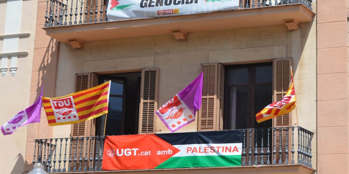 Fachada actual de la sede UGT y CC.OO en la Rambla Nova de Tarragona, Foto: S.C