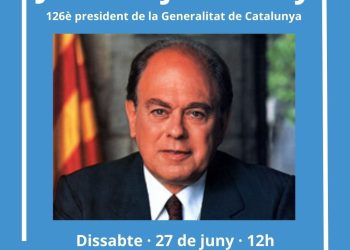 Cartel homenaje a Jordi Pujol. Imagen: JNC