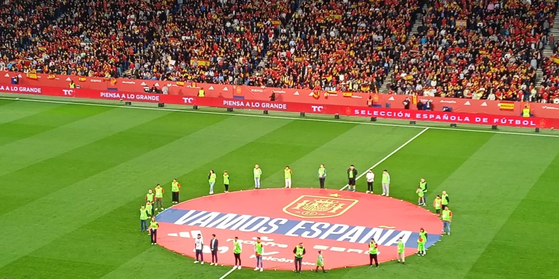 RCDE Stadium en el España vs Egipto. Foto: S.F