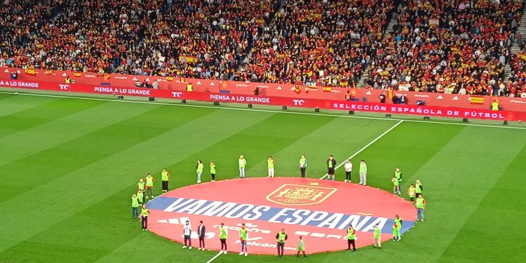 RCDE Stadium en el España vs Egipto. Foto: S.F