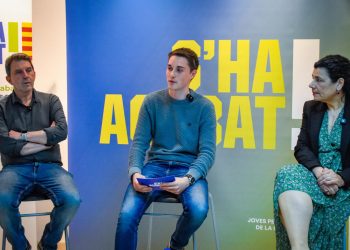 Domingo, Caballero y Losada. Foto: S'ha Acabat!