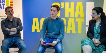 Domingo, Caballero y Losada. Foto: S'ha Acabat!