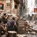 Recreación de una barricada en Barcelona en mayo de 1937 (S. Caamaño)