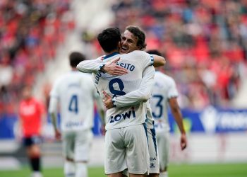 Edu Expósito y Carlos Romero. Foto: RCDE