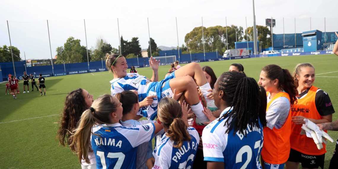 Homenaje a Judit Pablos. Foto: RCDE