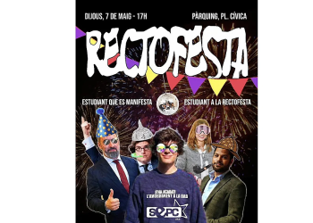 Cartel Rectofesta. Foto: S'ha Acabat!
