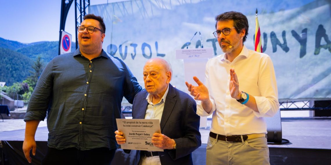 Jordi Pujol en el homenaje organizado por la JNC. Foto: JNC