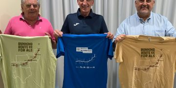 Agustín Parra dando apoyo a esta campaña contra la ELA. Foto: PP