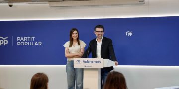 Juan Milián y Lorena Roldán. Foto: PPC