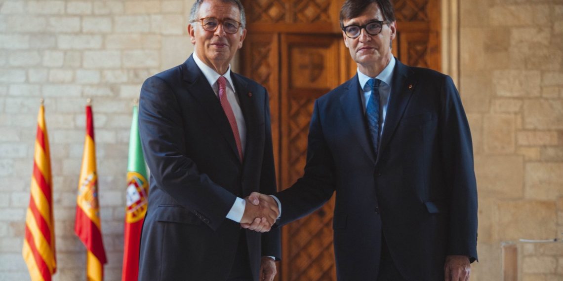 António José Seguro y Salvador Illa. Foto: Govern