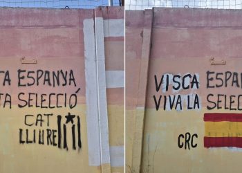 Antes y después (Foto: Coordinadora Resistencia Cívica)