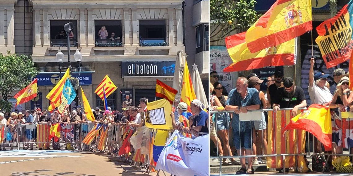 Imagen del Tour a su paso por Tarragona. Foto: S.C