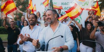 Garriga y Abascal en Barcelona. Foto: VOX