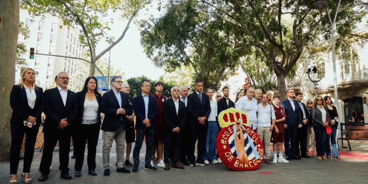 La comitiva del Espanyol en la Diada 2026. Foto: RCDE