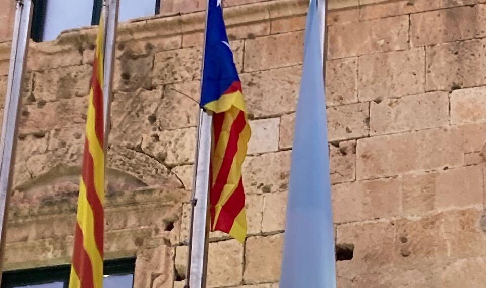 Estelada en Torredembarra. Foto: VOX